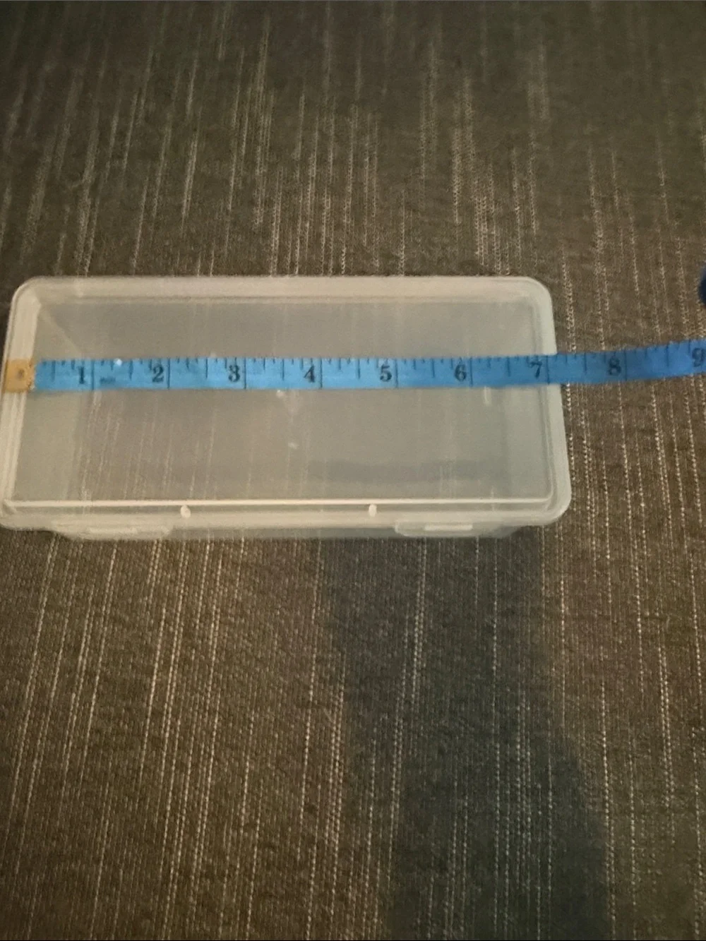 Clear Plastic Organizer Boxes with Lids - Pack of 6
